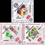 Známky Jemen (kráľovstvo) 1970 Futbal MS 70, MNH - Kliknutím na obrázok zatvorte -